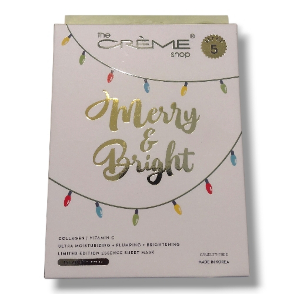 The Crème Shop Merry & Bright Limited Edition Face Mask